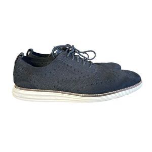 Cole Haan Originals Black Stitchlite Wingtip Oxford Size 10.5 M Classic Business
